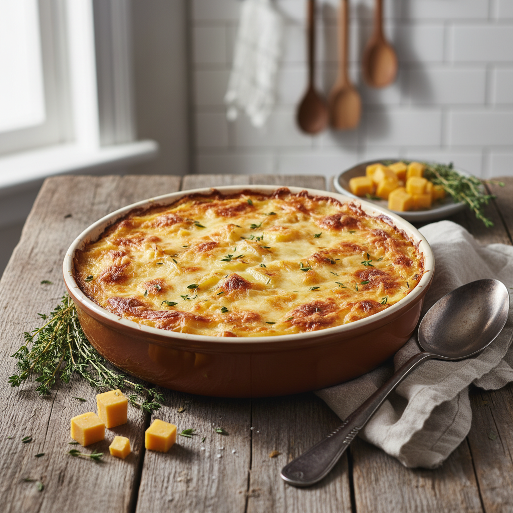 Gratin de pommes de terre et fromage