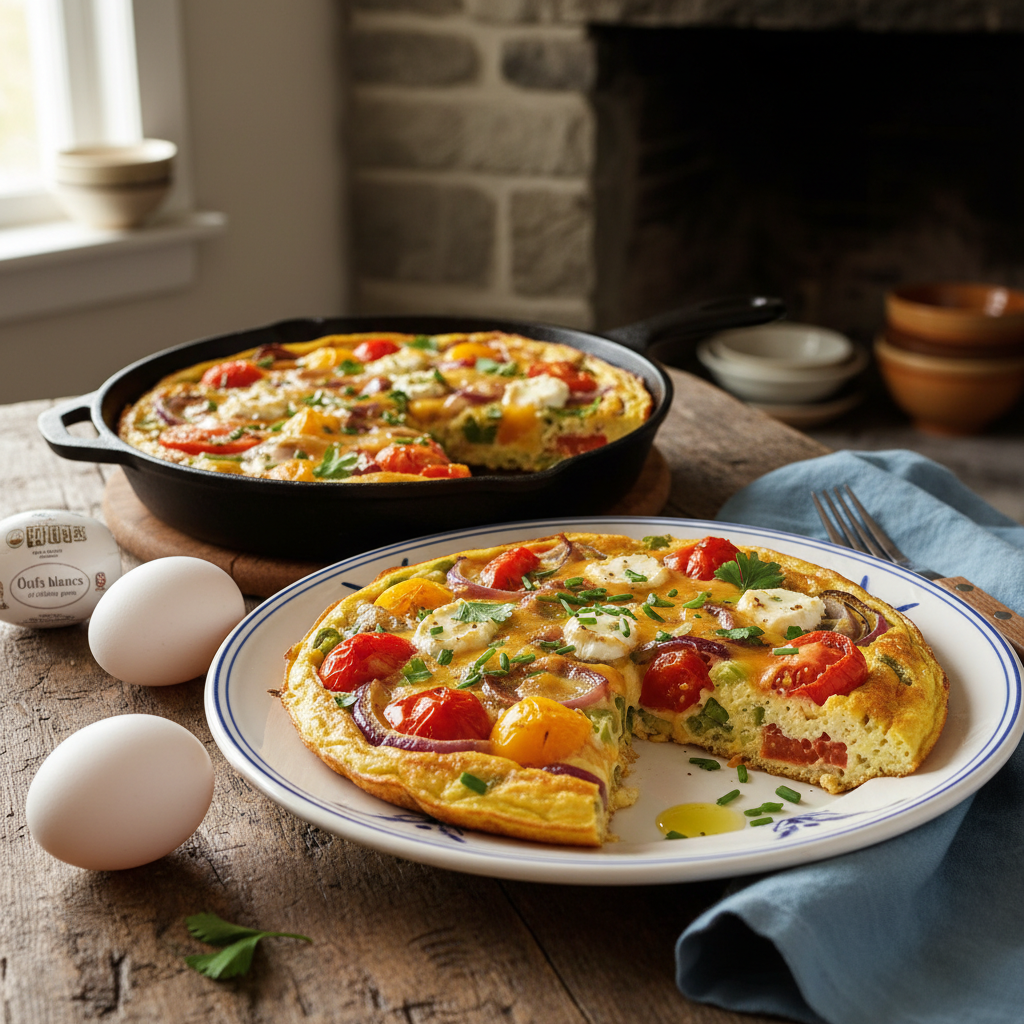 Image de la recette: Frittata aux Œufs et Légumes du Jardin