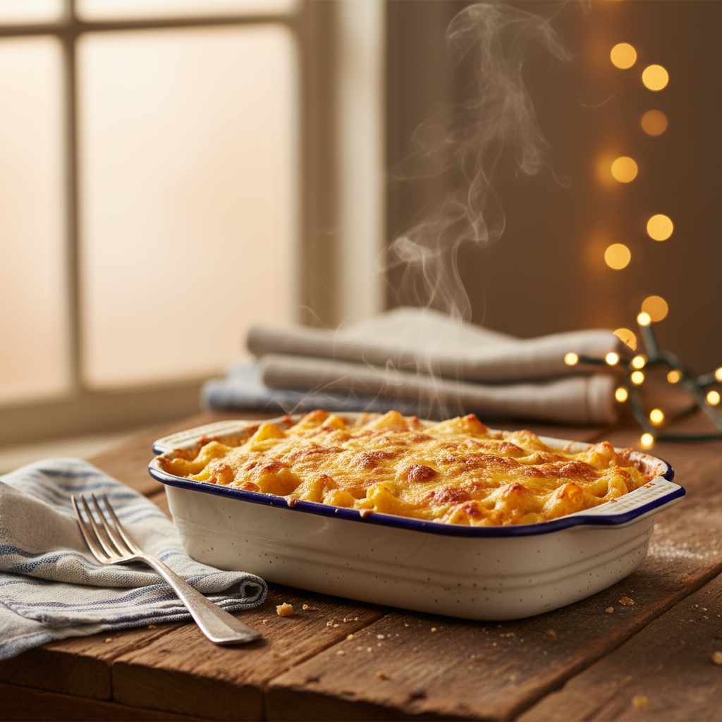Image de la recette: Macaroni au fromage gratiné