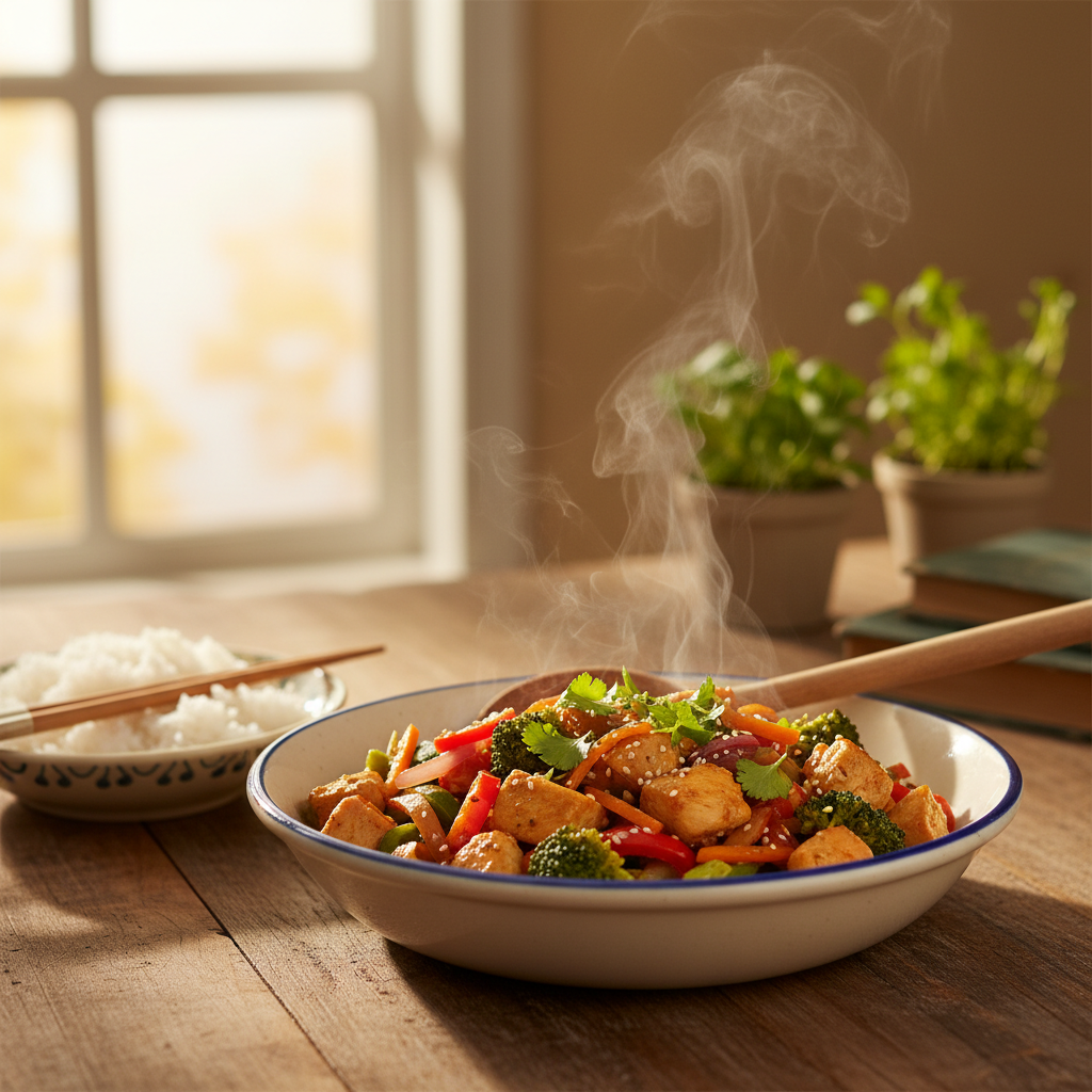 Image de la recette: Sauté de poulet express