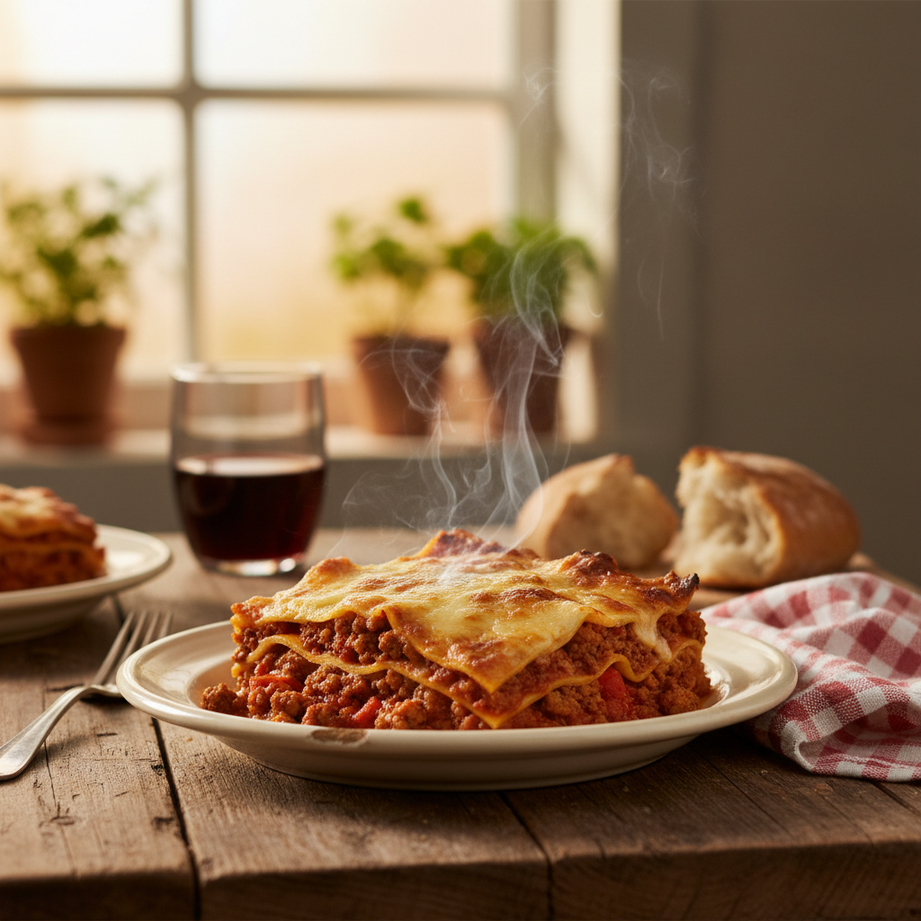 Image de la recette: Lasagne maison à la viande