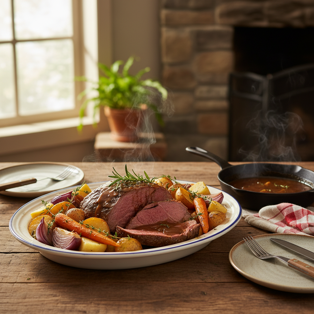 Image de la recette: Rôti de bœuf classique