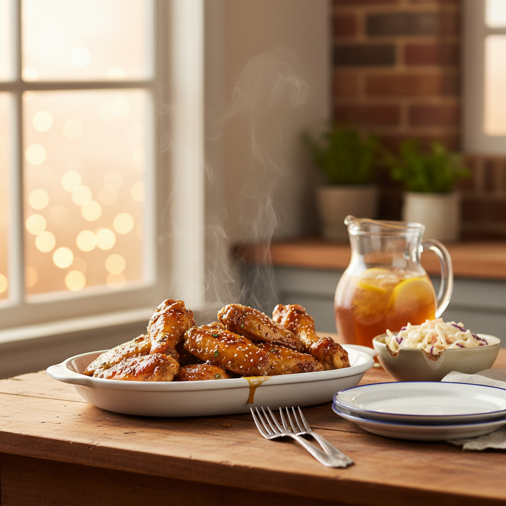 Image de la recette: Ailes de Poulet Glacées