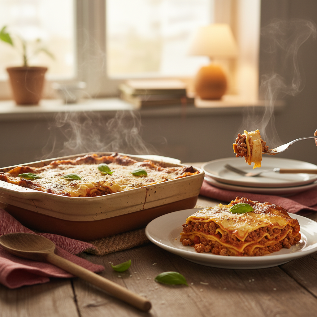 Image de la recette: Lasagne rapide à la viande
