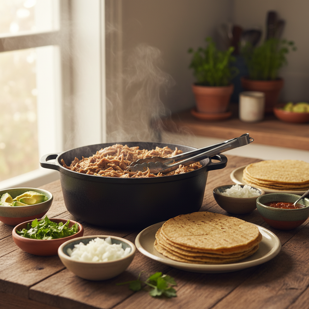 Image de la recette: Tacos d'agneau doux