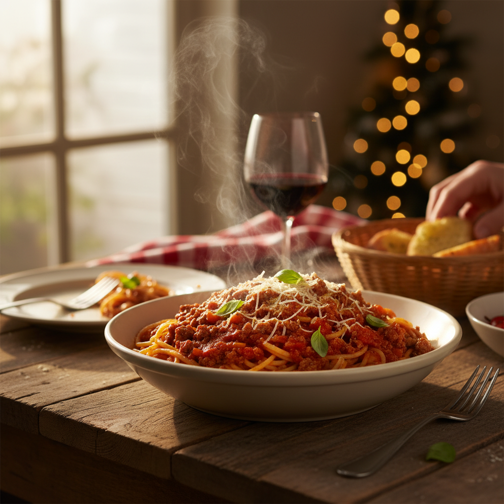 Image de la recette: Spaghetti Bolognaise Familiale