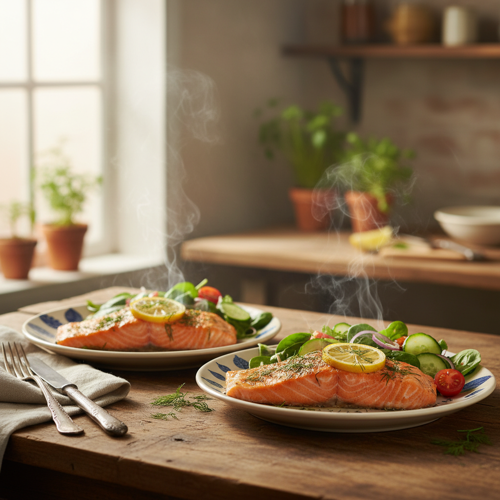 Image de la recette: Saumon grillé citron-aneth