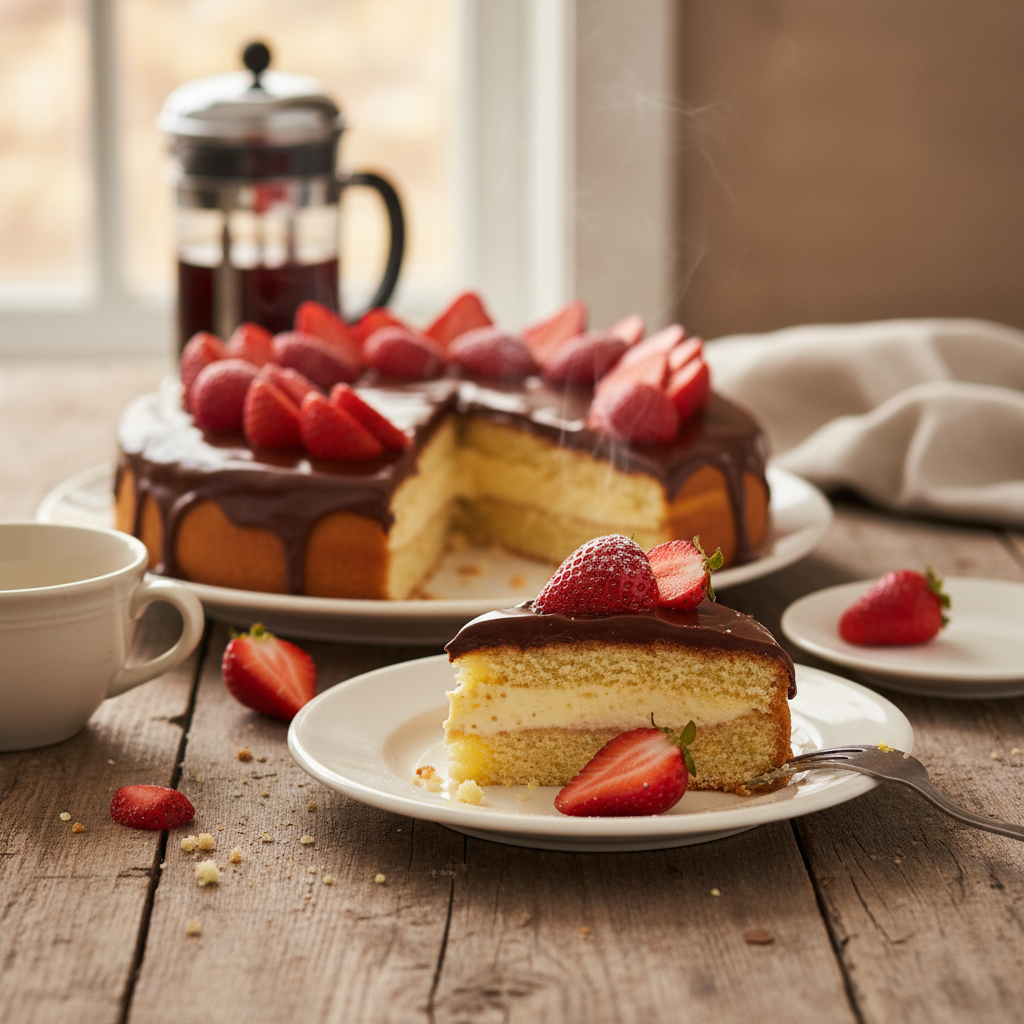 Image de la recette: Gâteau Vachon Éclair Fraises