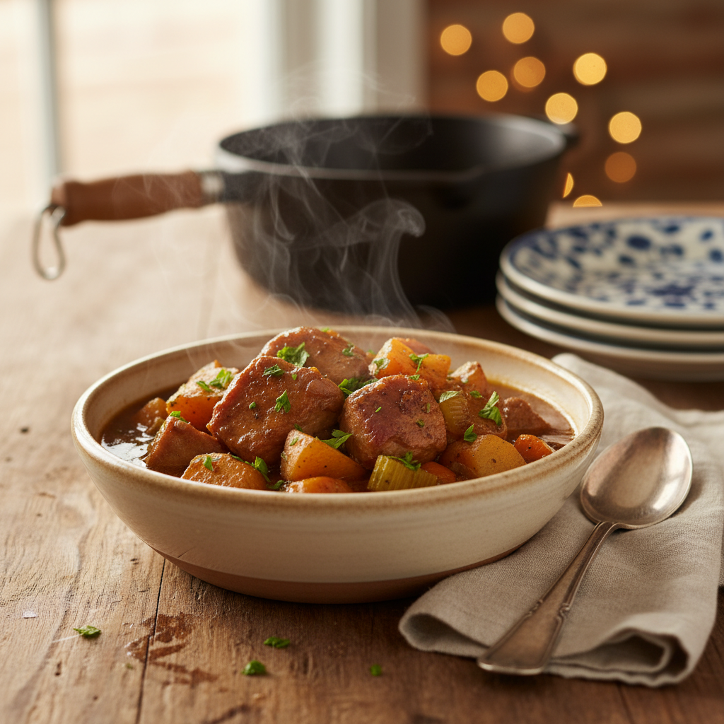 Image de la recette: Mijoté de Porc Économique