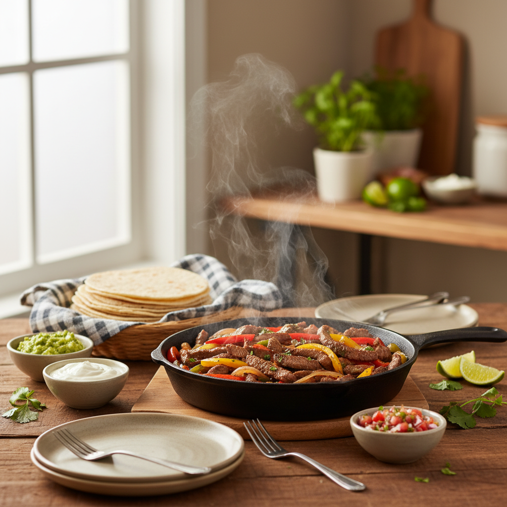 Image de la recette: Fajitas de surlonge rapide