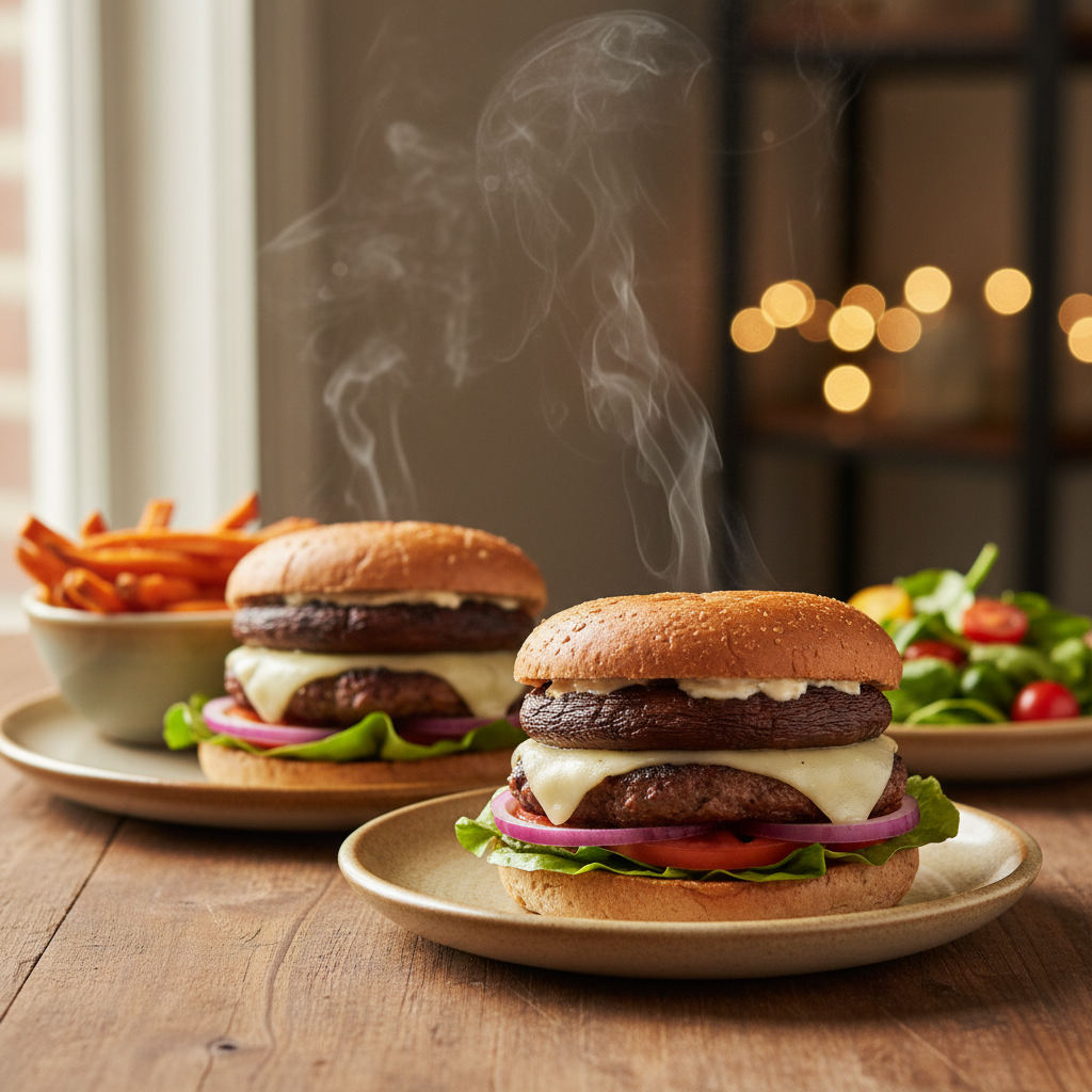 Image de la recette: Burgers de portabella