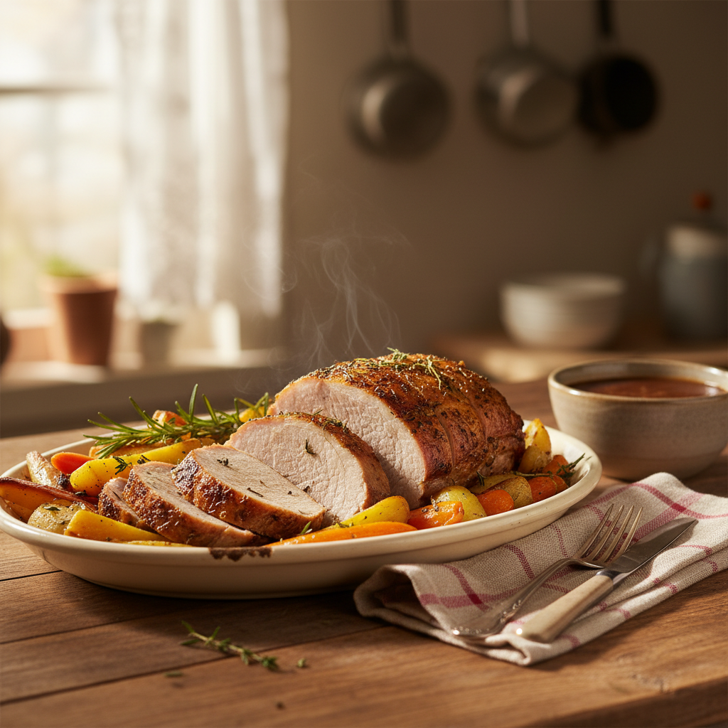 Image de la recette: Longe de Porc Rôtie