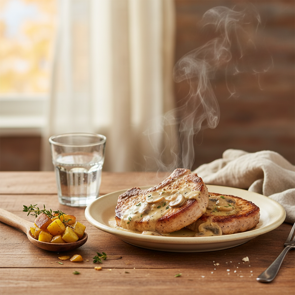 Image de la recette: Côtelettes de porc express