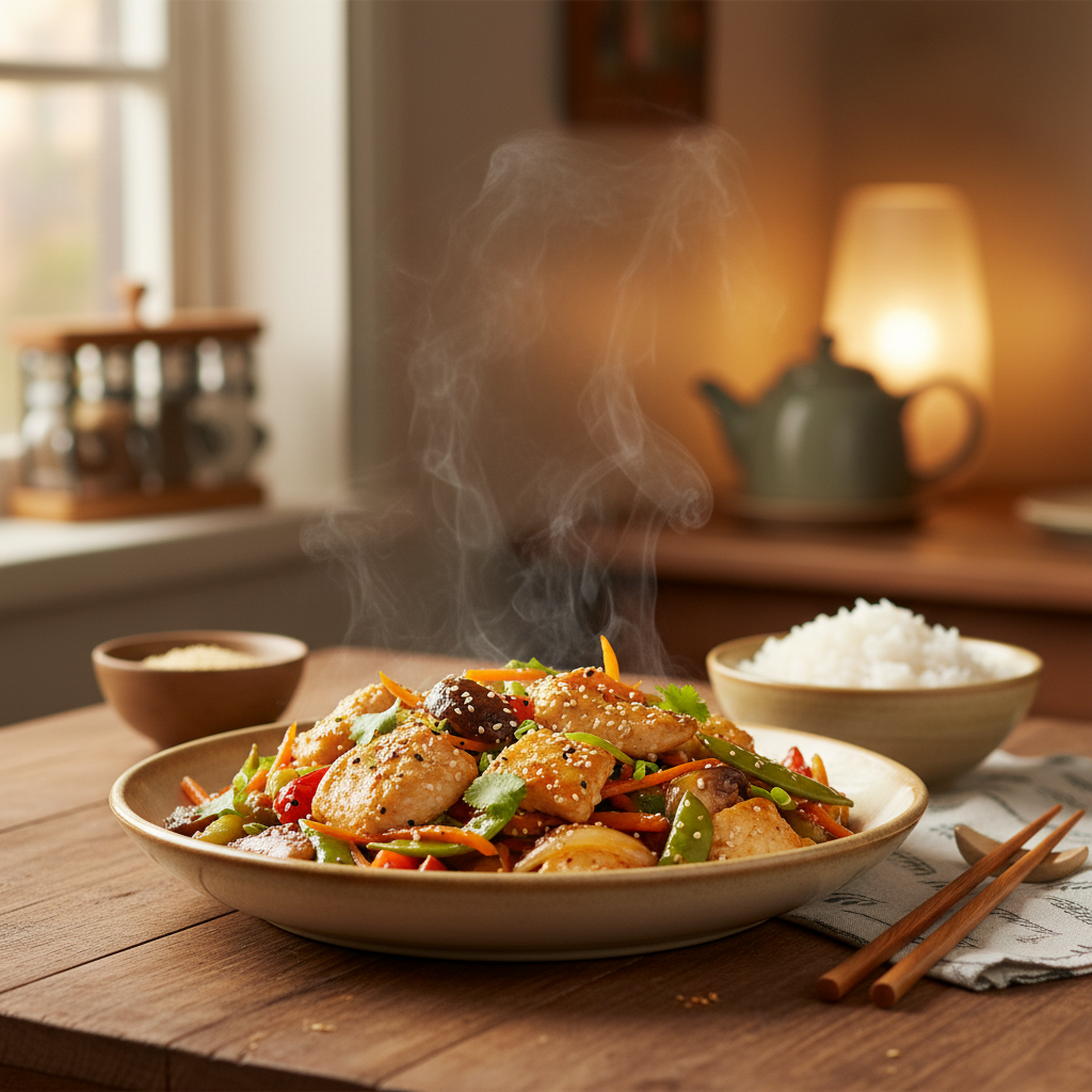 Image de la recette: Pangasius sauté asiatique
