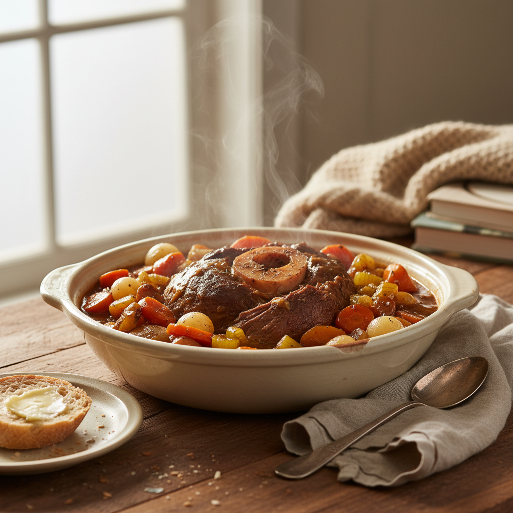 Image de la recette: Rôti de palette aux légumes