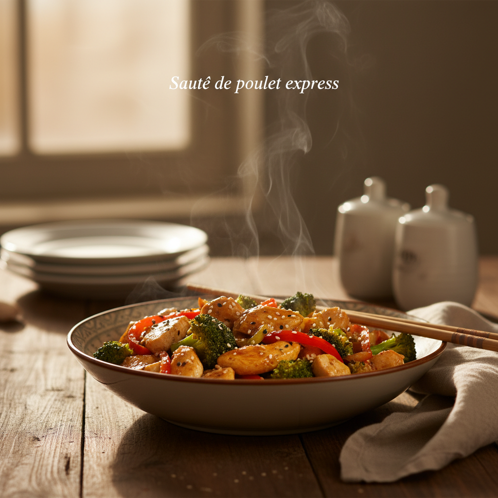 Image de la recette: Sauté de poulet express