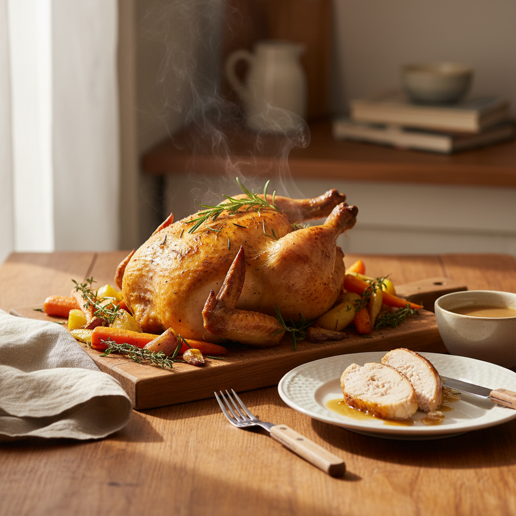Image de la recette: Poulet rôti classique