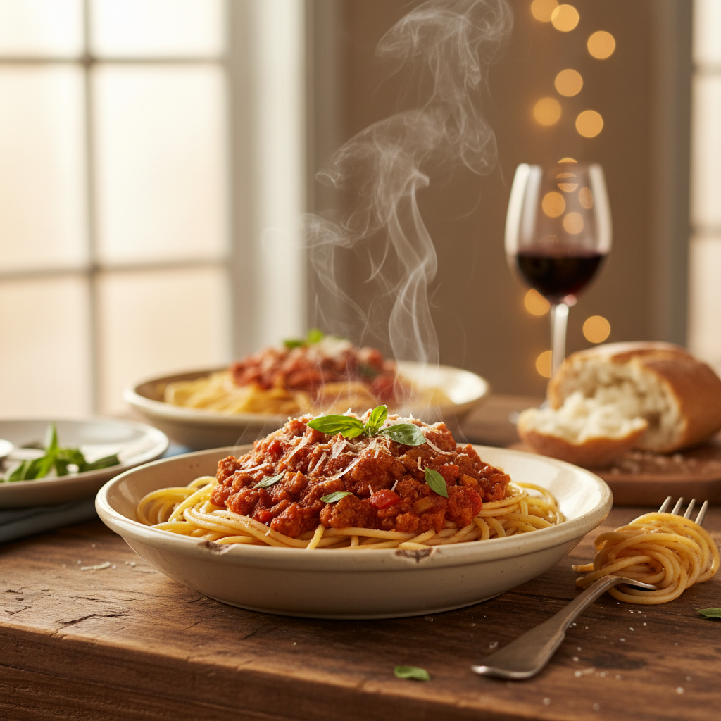Image de la recette: Spaghetti sauce poulet haché