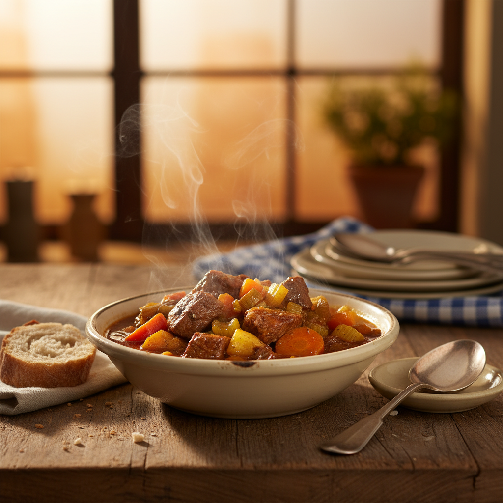 Image de la recette: Ragoût de boeuf aux carottes