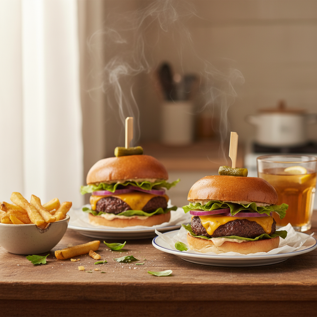 Image de la recette: Burgers maison classiques
