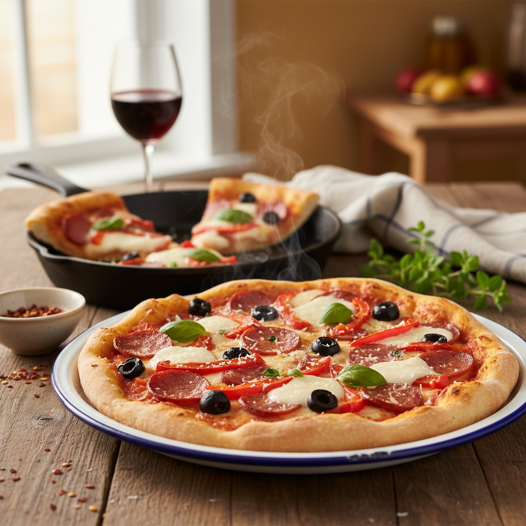 Image de la recette: Pizza Rustica Express