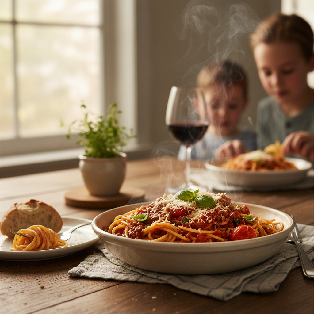 Image de la recette: Spaghetti bolognaise maison