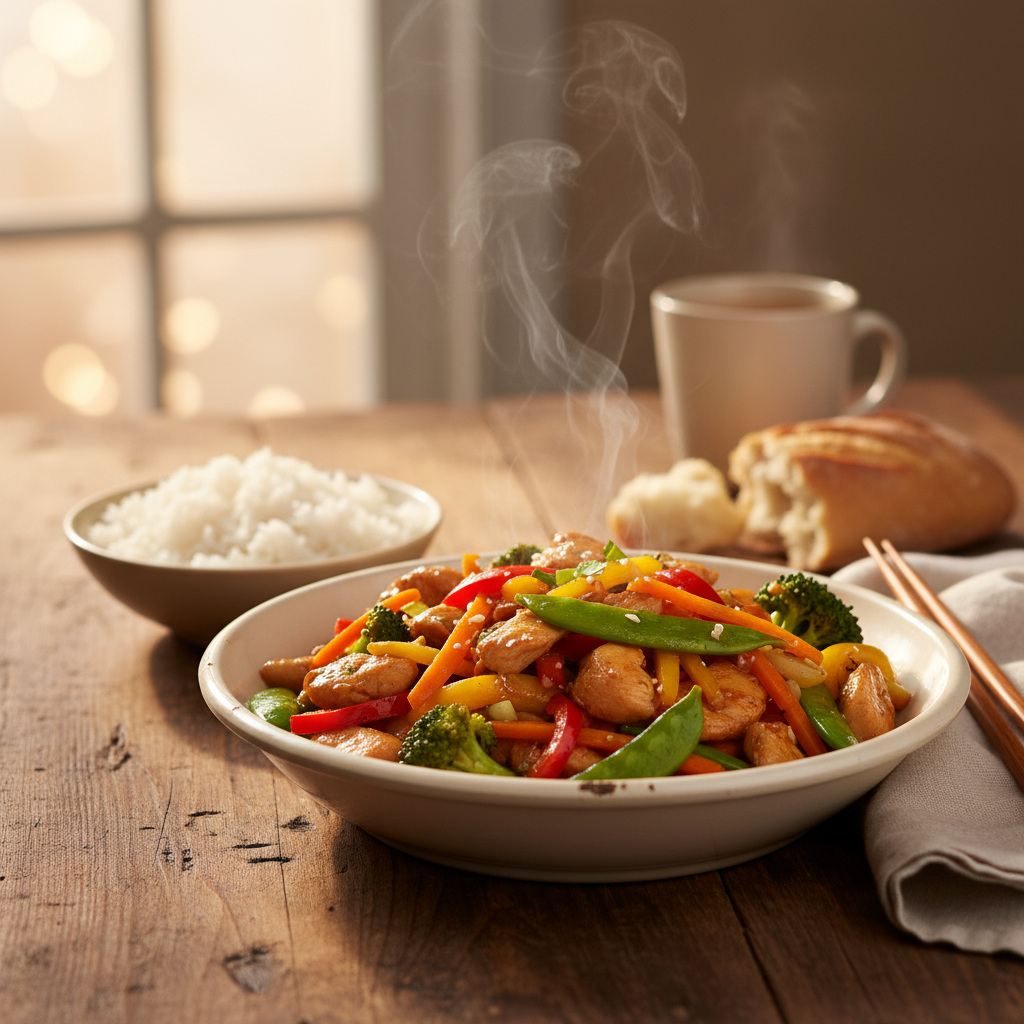 Image de la recette: Sauté de poulet express