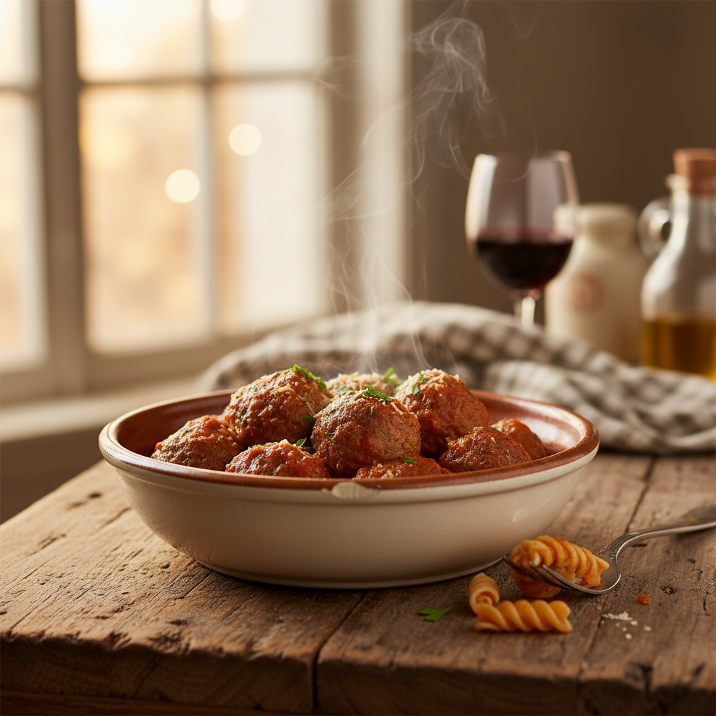 Image de la recette: Boulettes de veau sauce tomate