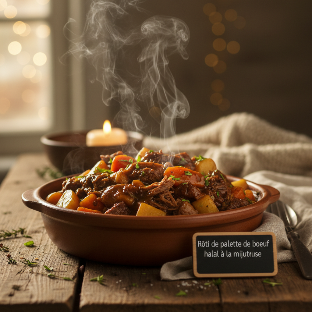 Image de la recette: Rôti de palette de boeuf halal à la mijoteuse