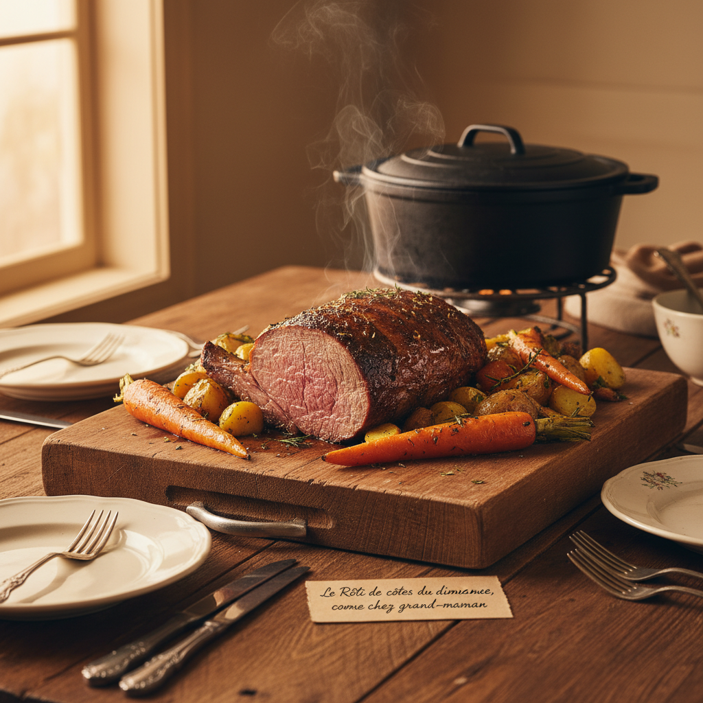 Image de la recette: Le Rôti de côtes du dimanche, comme chez grand-maman