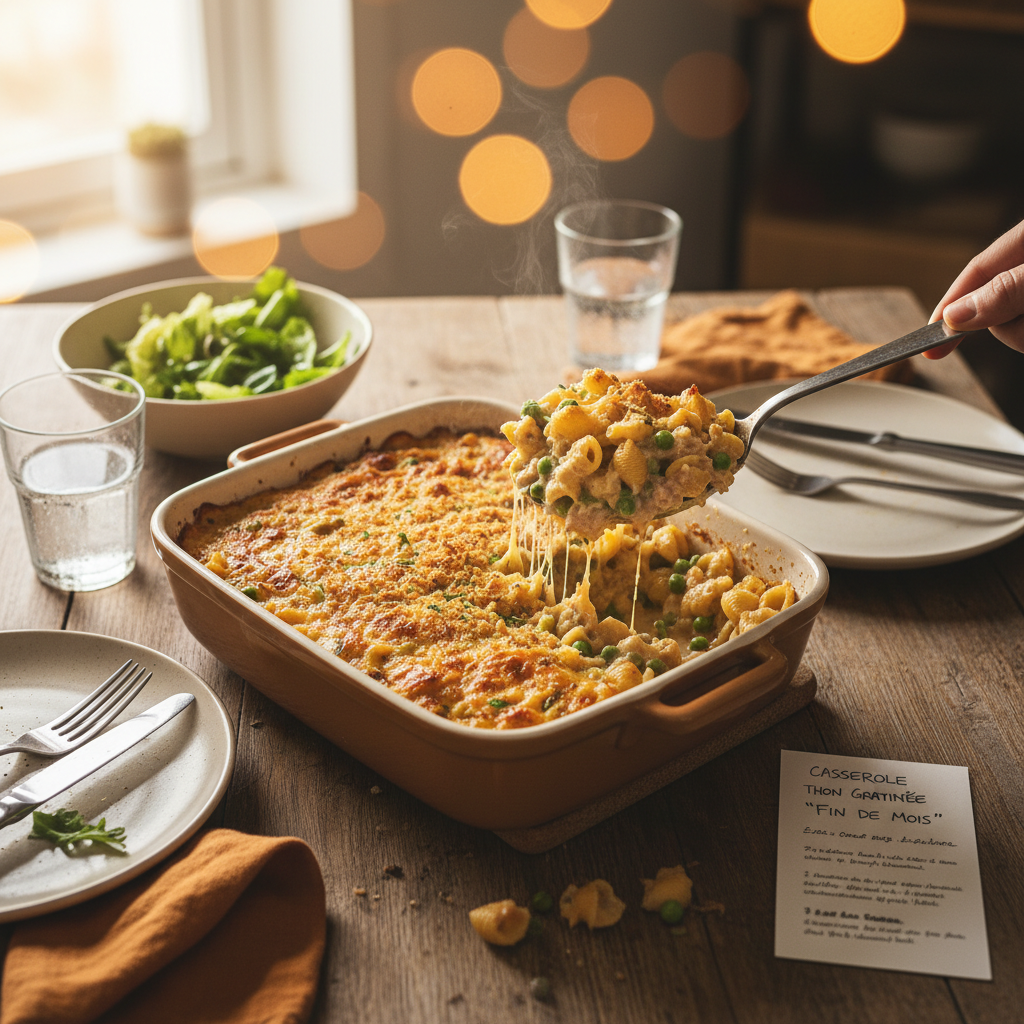 Image de la recette: Casserole de Thon Gratinée 'Fin de Mois'