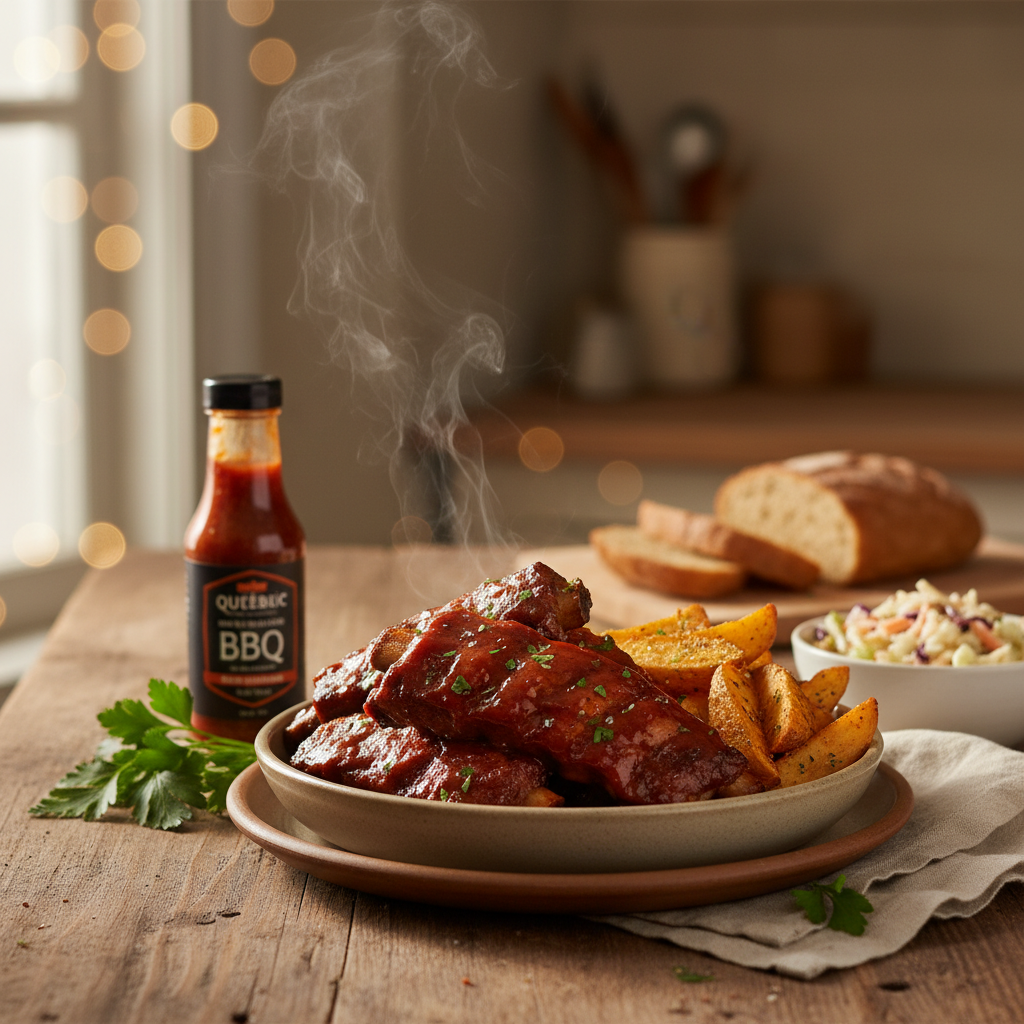 Image de la recette: Côtes de Dos de Porc BBQ Express à la Québécoise