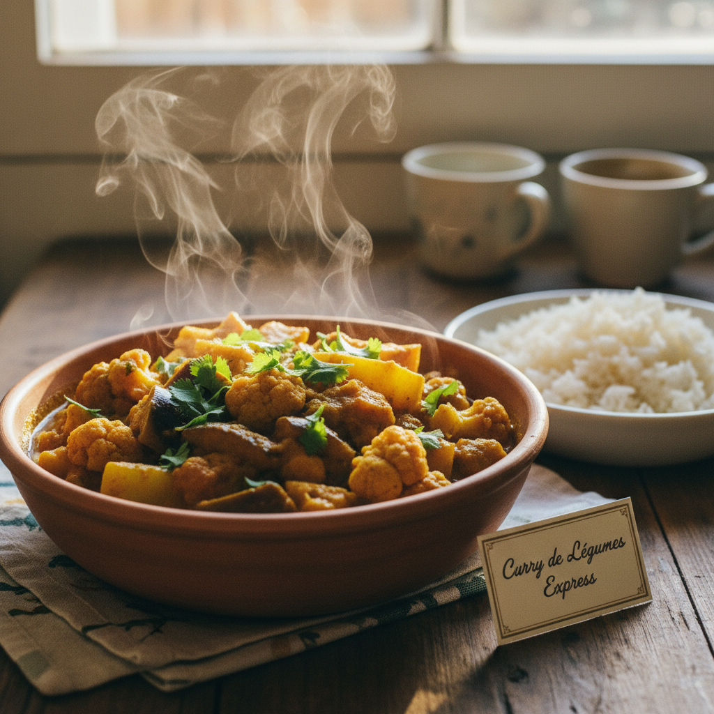Image de la recette: Curry de Légumes Indiens Express
