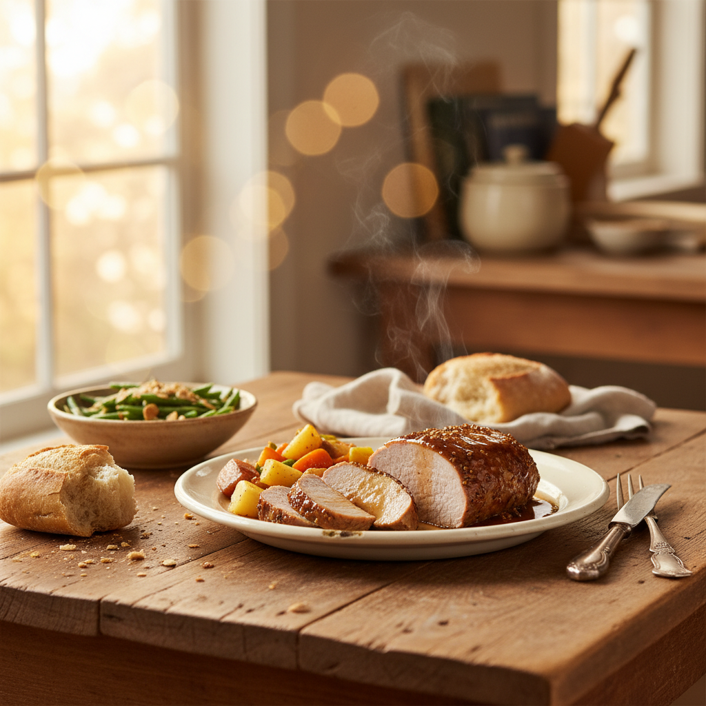 Image de la recette: Filet de Porc Sucré-Salé à l'Érable, Minute!