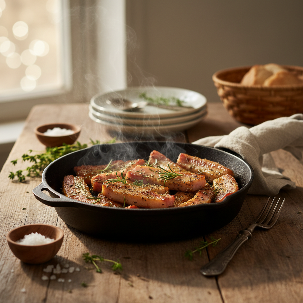 Bacon Croustillant aux Herbes