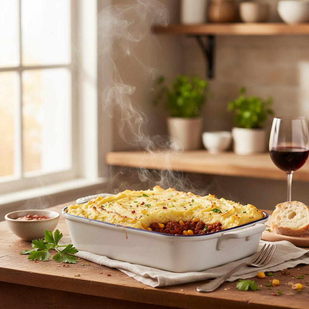 Image de la recette: Pâté Chinois Express au Boeuf Épicé