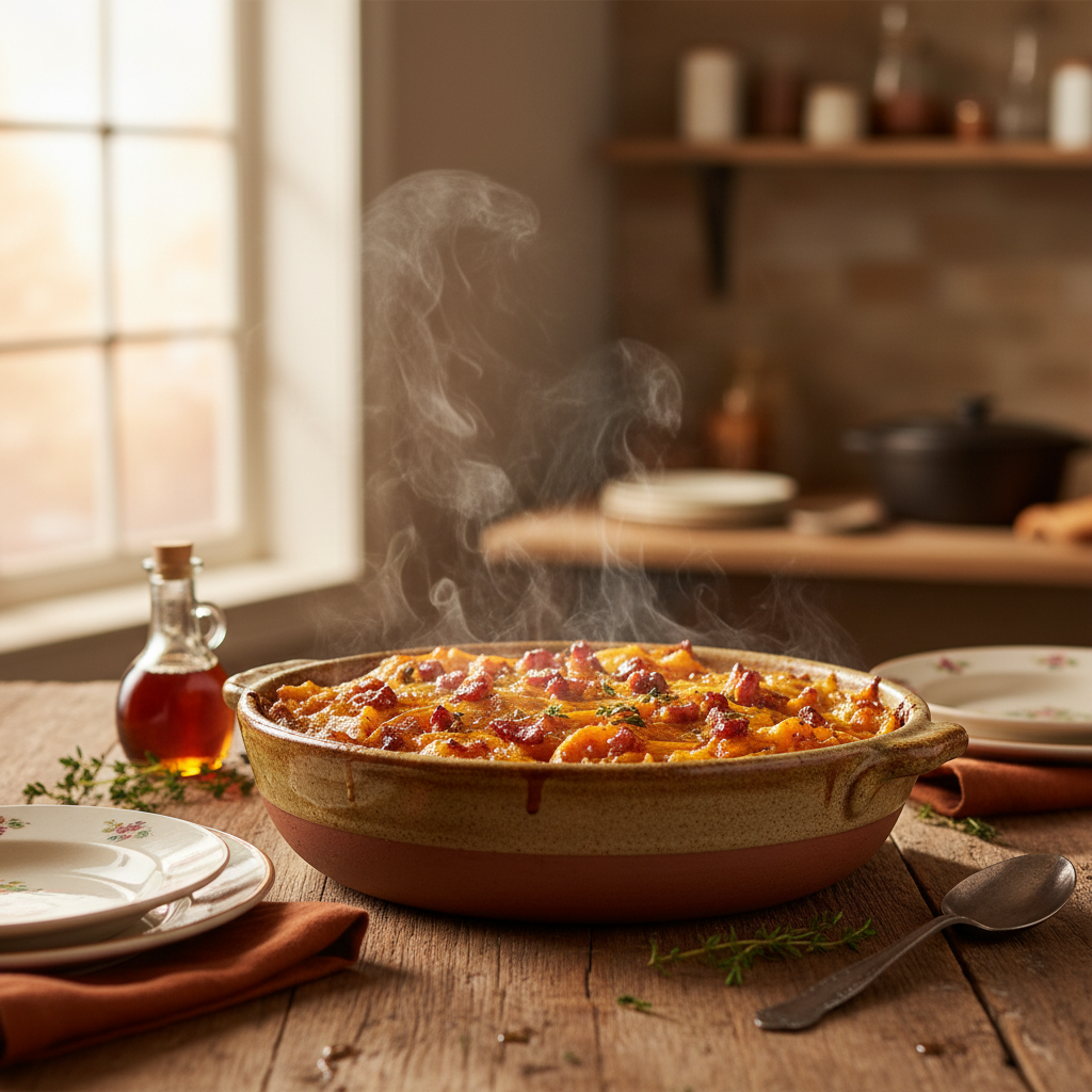 Image de la recette: Gratin Douceur d'Automne à la Québécoise