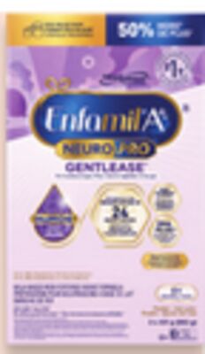 Paq. de 2 recharges de préparation neuropro 445 g ou neuropro gentlease 431 g de enfamil a+ en poudre pour nourrissons