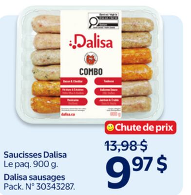 Saucisses Dalisa