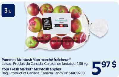 Pommes mcintosh mon marché fraîcheur