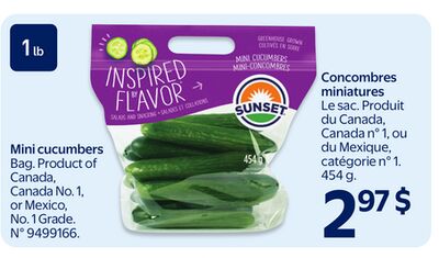 Concombres miniatures