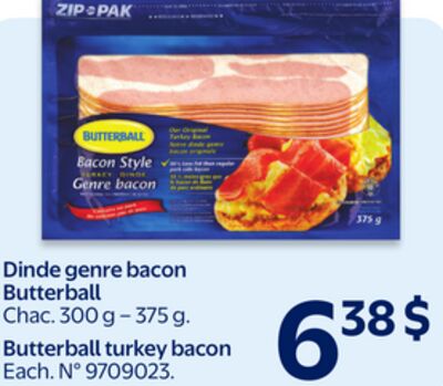 Dinde genre bacon Butterball