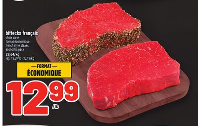 BIFTECKS FRANÇAIS | FRENCH STYLE STEAKS