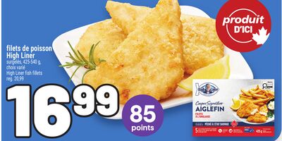 FILETS DE POISSON HIGH LINER | HIGH LINER FISH FILLETS