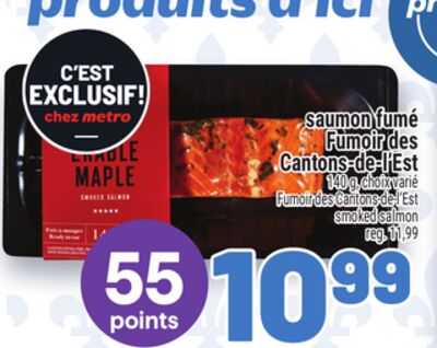 SAUMON FUMÉ FUMOIR DES CANTONS‑DE‑L'EST | FUMOIR DES CANTONS‑DE‑L'EST SMOKED SALMON