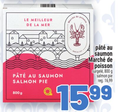 PÂTÉ AU SAUMON MARCHÉ DE POISSON | SALMON PIE