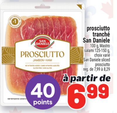 PROSCIUTTO TRANCHÉ SAN DANIELE | SAN DANIELE SLICED PROSCIUTTO