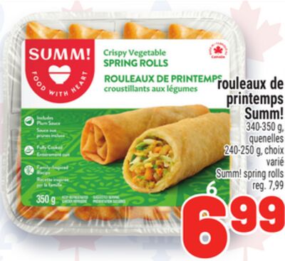 ROULEAUX DE PRINTEMPS SUMM! | SUMM! SPRING ROLLS