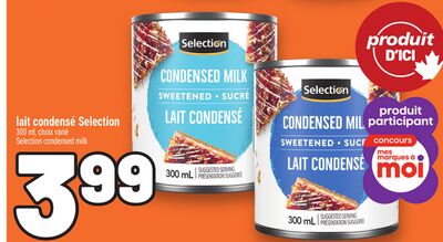 LAIT CONDENSÉ SELECTION | SELECTION CONDENSED MILK