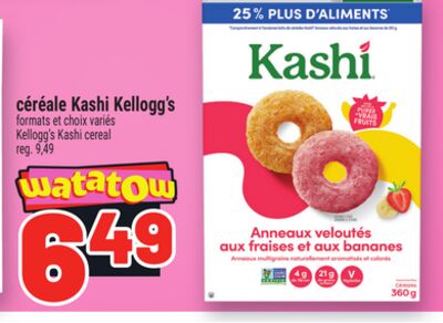 CÉRÉALE KASHI KELLOGG'S | KELLOGG'S KASHI CEREAL